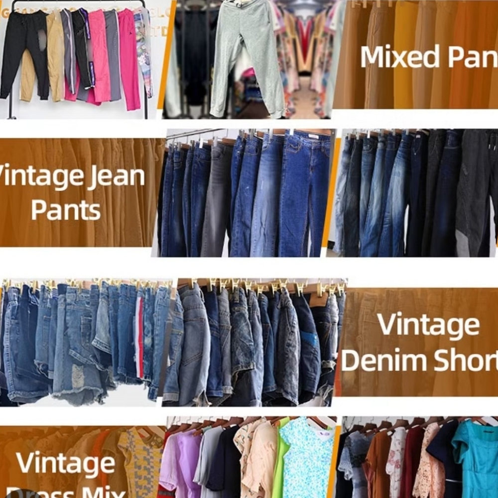 Mystery Bundle Of 10 Pairs Of Pants Mix Of Trousers, Jeans , Corduroy, Capris B